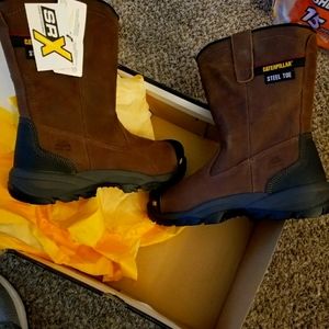 Caterpillar Size 11 Spur Steel Toe Boots